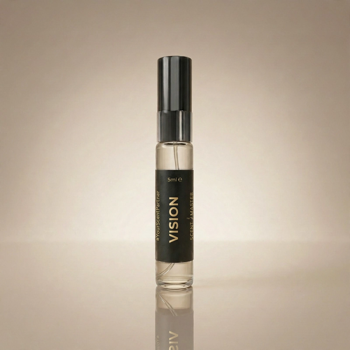 Vision perfume 5ml bottle render by Scent Master