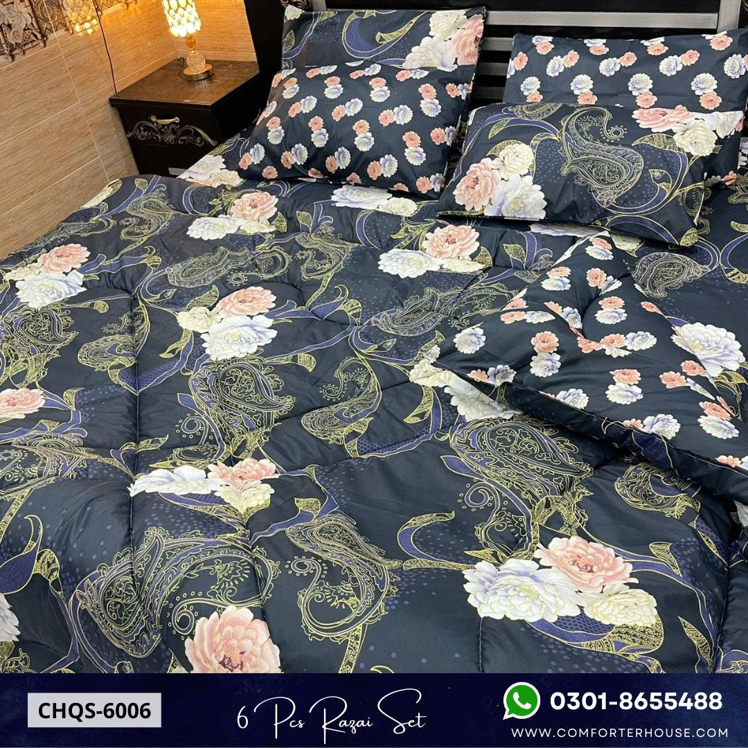 Comforter House | Vicky Razai Set | Double Bed | King Size | CHQS-6006