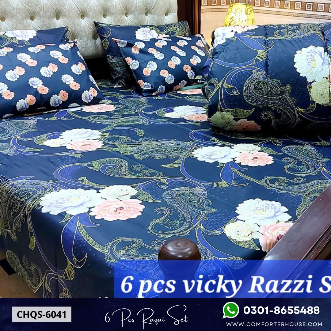 Comforter House | Vicky Razai Set | Double Bed | King Size | CHQS-6041