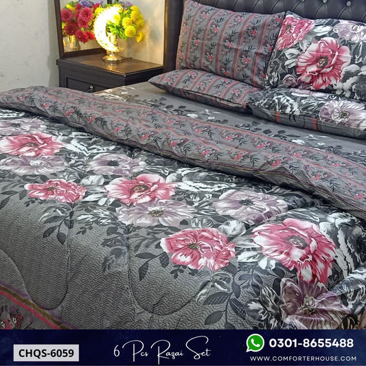 Comforter House | Vicky Razai Set | Double Bed | King Size | CHQS-6059