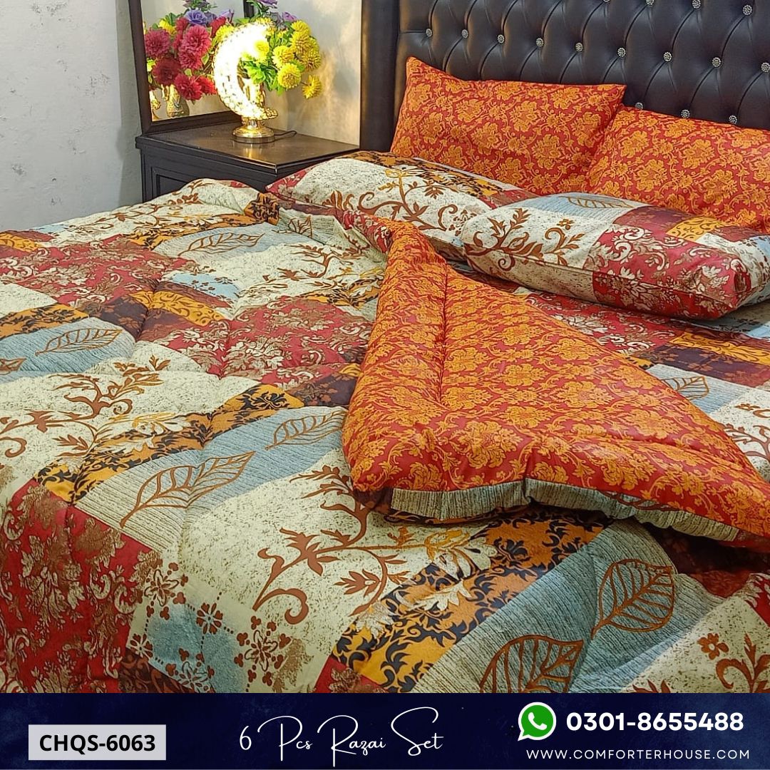 Comforter House | Vicky Razai Set | Double Bed | King Size | CHQS-6063