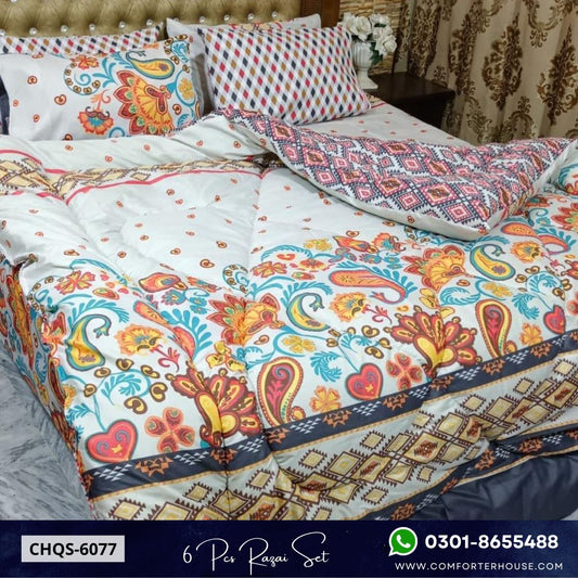 Comforter House | Vicky Razai Set | Double Bed | King Size | CHQS-6077