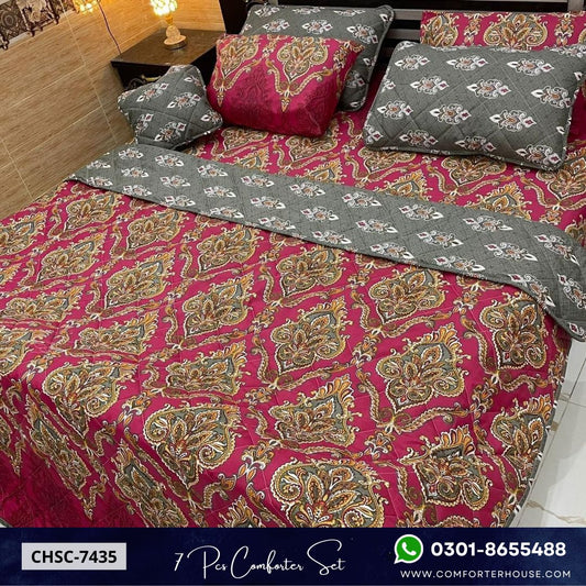 Comforter House | 7 Pcs Comforter Set | Double Bed | King Size | CHSC-7435