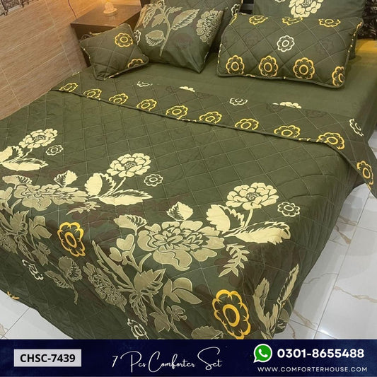 Comforter House | 7 Pcs Comforter Set | Double Bed | King Size | CHSC-7439