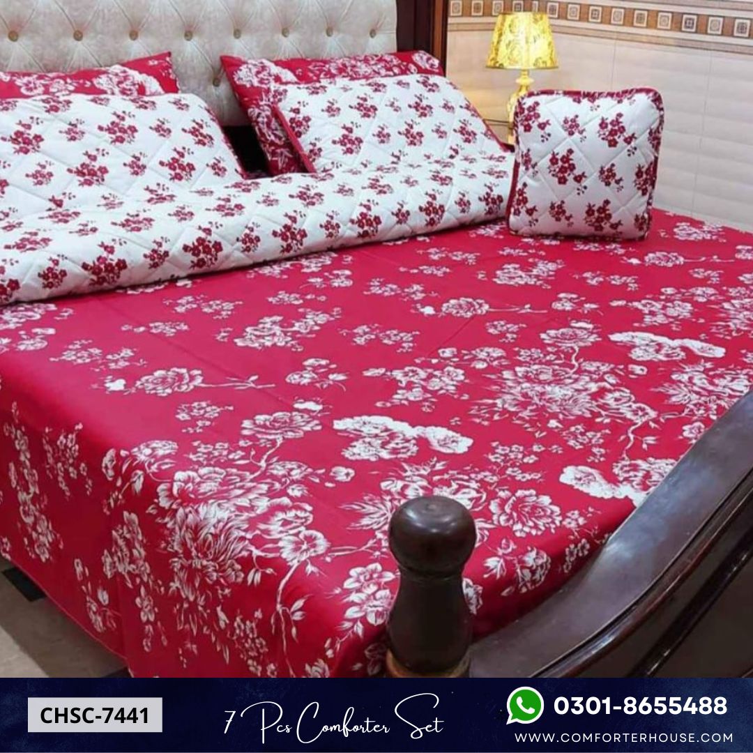 Comforter House | 7 Pcs Comforter Set | Double Bed | King Size | CHSC-7441