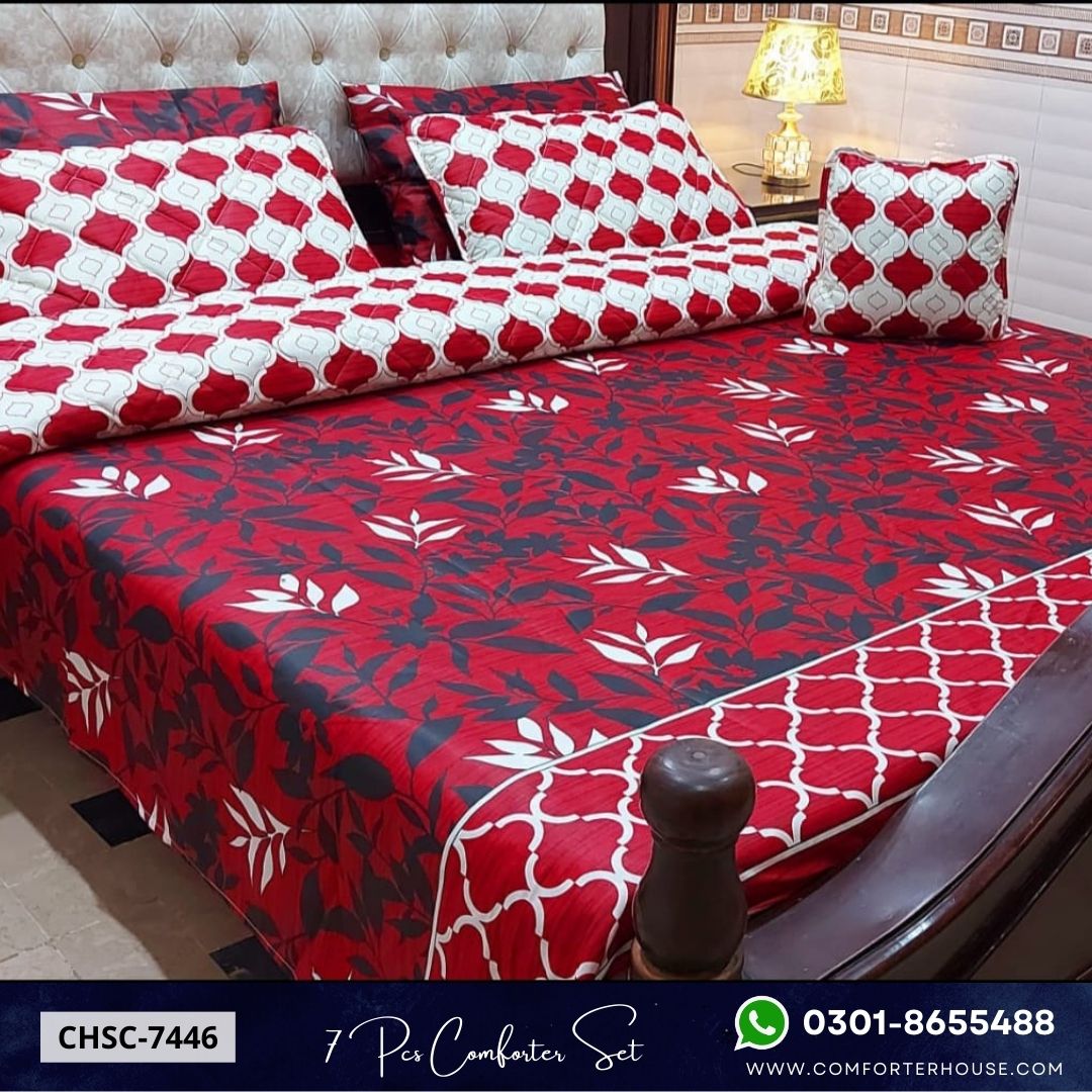 Comforter House | 7 Pcs Comforter Set | Double Bed | King Size | CHSC-7446