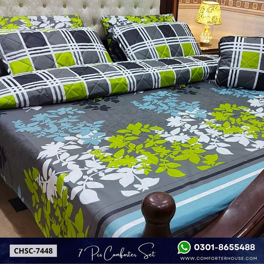 Comforter House | 7 Pcs Comforter Set | Double Bed | King Size | CHSC-7448