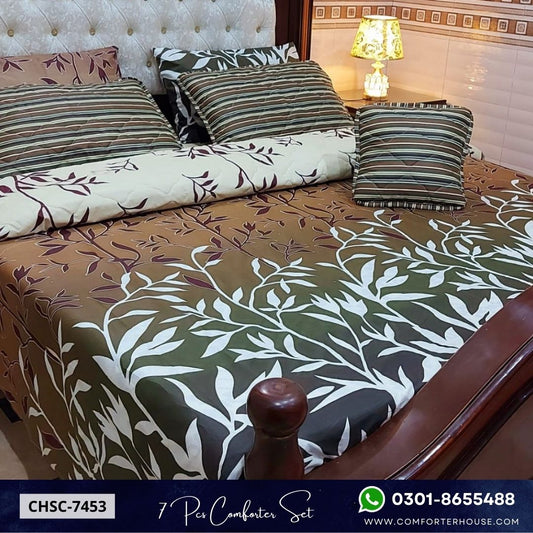 Comforter House | 7 Pcs Comforter Set | Double Bed | King Size | CHSC-7453