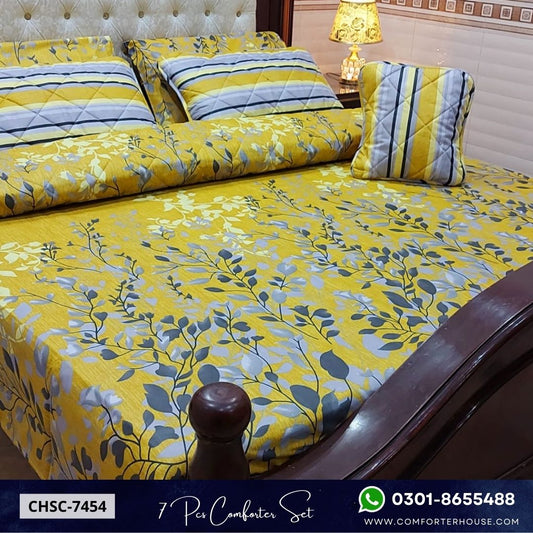 Comforter House | 7 Pcs Comforter Set | Double Bed | King Size | CHSC-7454