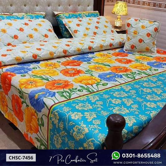 Comforter House | 7 Pcs Comforter Set | Double Bed | King Size | CHSC-7456