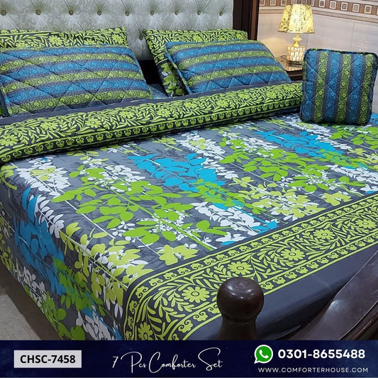 Comforter House | 7 Pcs Comforter Set | Double Bed | King Size | CHSC-7458