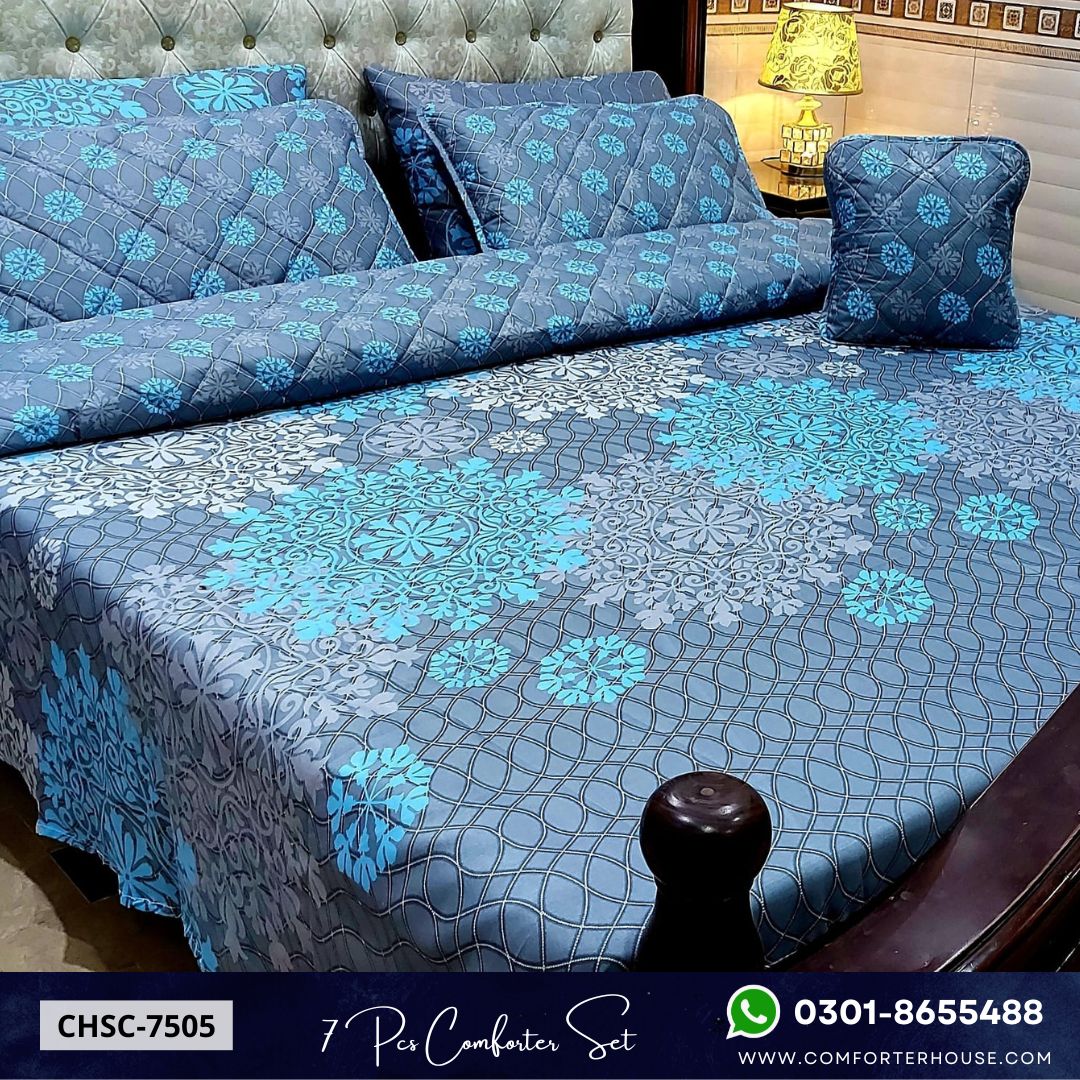 Comforter House | 7 Pcs Comforter Set | Double Bed | King Size | CHSC-7481