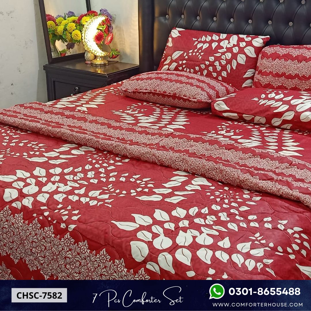 Comforter House | 7 Pcs Comforter Set | Double Bed | King Size | CHSC-7582