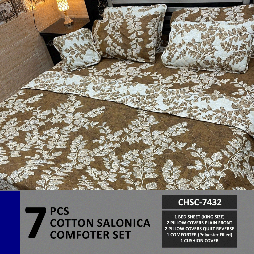 Comforter House | 7 Pcs Comforter Set | Double Bed | King Size | CHSC-7432