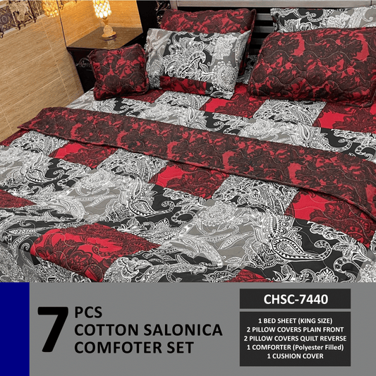 Comforter House | 7 Pcs Comforter Set | Double Bed | King Size | CHSC-7440