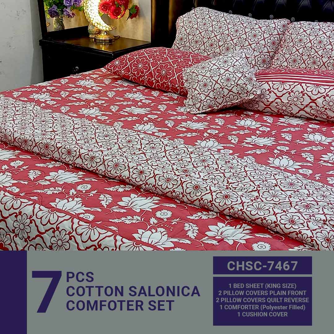 Comforter House | 7 Pcs Comforter Set | Double Bed | King Size | CHSC-7467