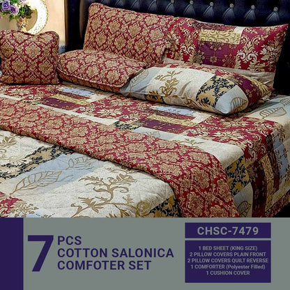 Comforter House | 7 Pcs Comforter Set | Double Bed | King Size | CHSC-7479