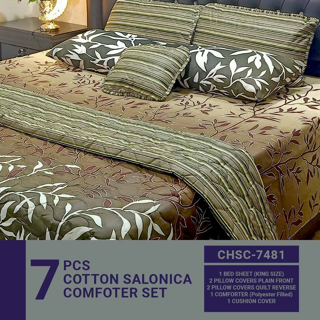 Comforter House | 7 Pcs Comforter Set | Double Bed | King Size | CHSC-7481