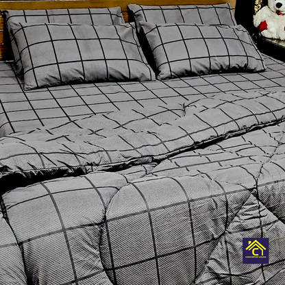 Comforter House | Pure Cotton Vicky Razai Set | Double Bed | King Size | CHQC-6001