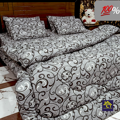 Comforter House | Pure Cotton Vicky Razai Set | Double Bed | King Size | CHQC-6011