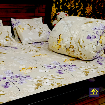 Comforter House | Pure Cotton Vicky Razai Set | Double Bed | King Size | CHQC-6014