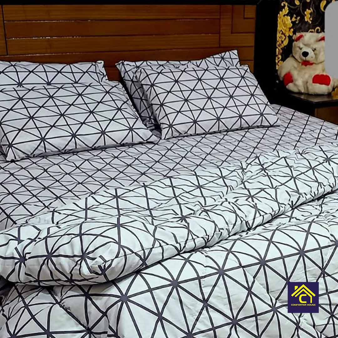 Comforter House | Pure Cotton Vicky Razai Set | Double Bed | King Size | CHQC-6019