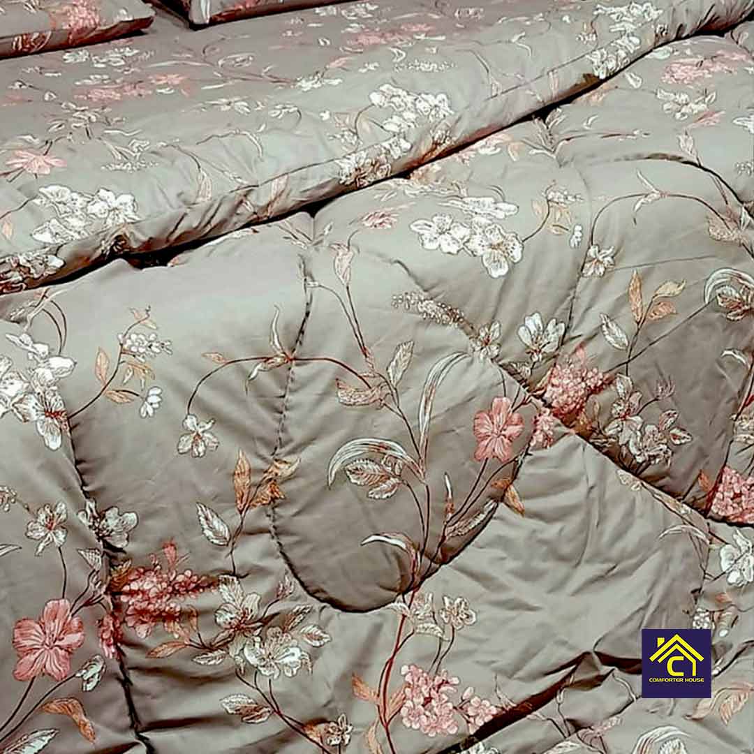 Comforter House | Pure Cotton Vicky Razai Set | Double Bed | King Size | CHQC-6021