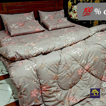 Comforter House | Pure Cotton Vicky Razai Set | Double Bed | King Size | CHQC-6021