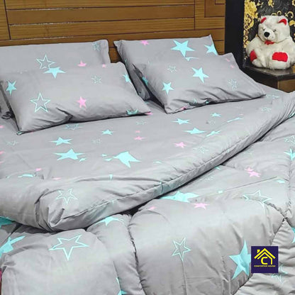 Comforter House | Pure Cotton Vicky Razai Set | Double Bed | King Size | CHQC-6024