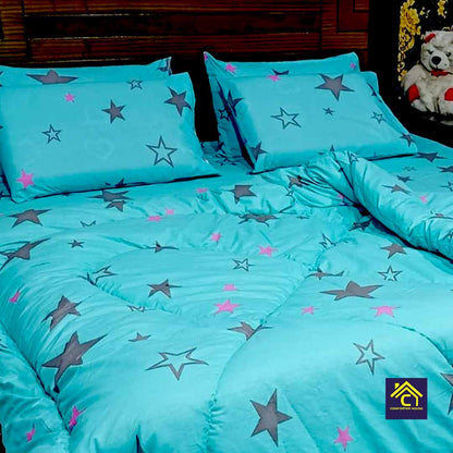 Comforter House | Pure Cotton Vicky Razai Set | Double Bed | King Size | CHQC-6025