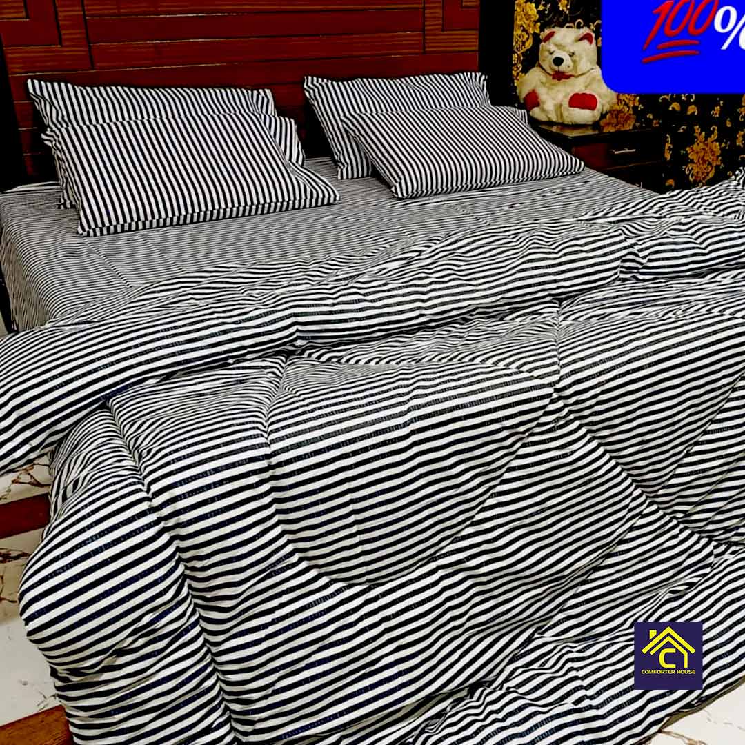 Comforter House | Pure Cotton Vicky Razai Set | Double Bed | King Size | CHQC-6027