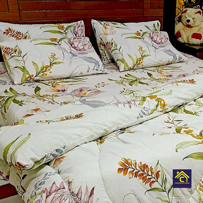 Pure Cotton Vicky Razai Set | Double Bed | King Size | CHQC-6030