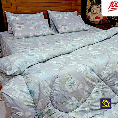 Comforter House | Pure Cotton Vicky Razai Set | Double Bed | King Size | CHQC-6033