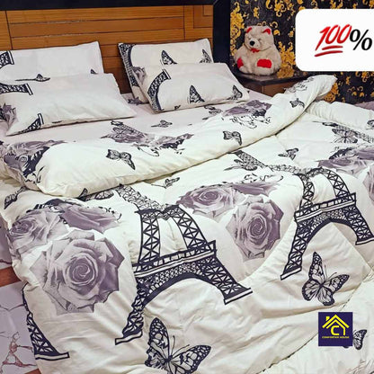 Comforter House | Pure Cotton Vicky Razai Set | Double Bed | King Size | CHQC-6041