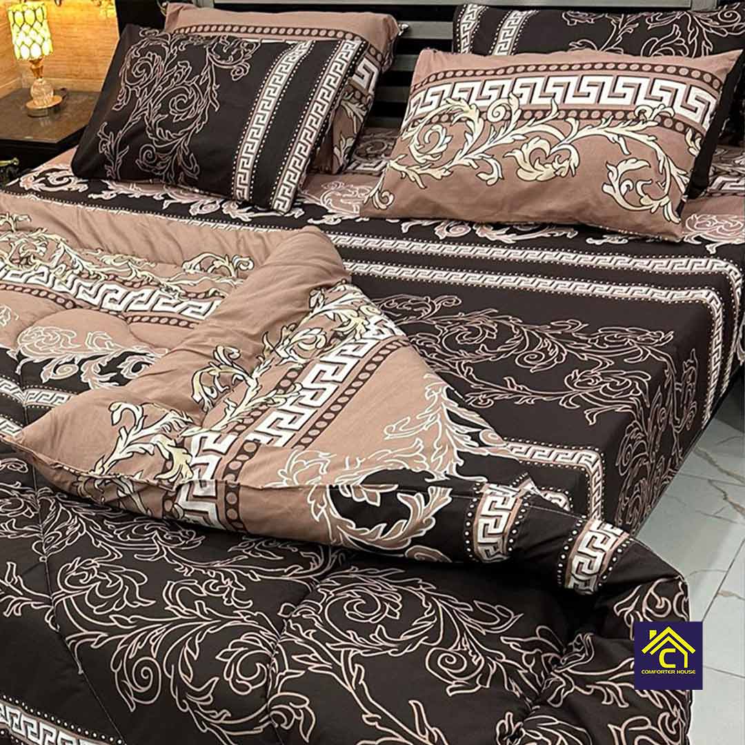 Comforter House | Pure Cotton Vicky Razai Set | Double Bed | King Size | CHQC-6061