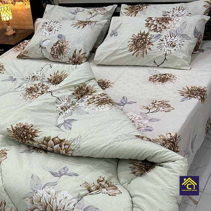 Comforter House | Pure Cotton Vicky Razai Set | Double Bed | King Size | CHQC-6074