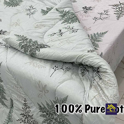 Comforter House | Pure Cotton Vicky Razai Set | Double Bed | King Size | CHQC-6094