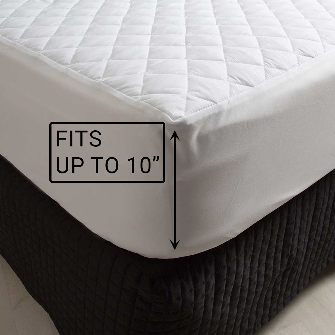 Comforter House | Quilted Waterproof Mattress Cover | Protector | Double Bed | King Size