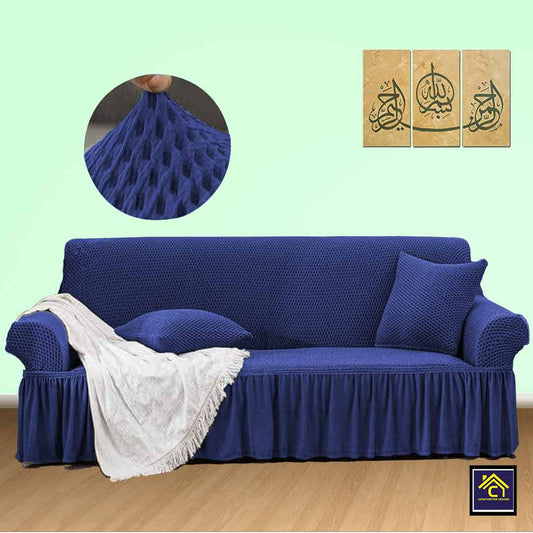 Comforter House | Turkish Style Sofa Cover | Couch Cover | Blue