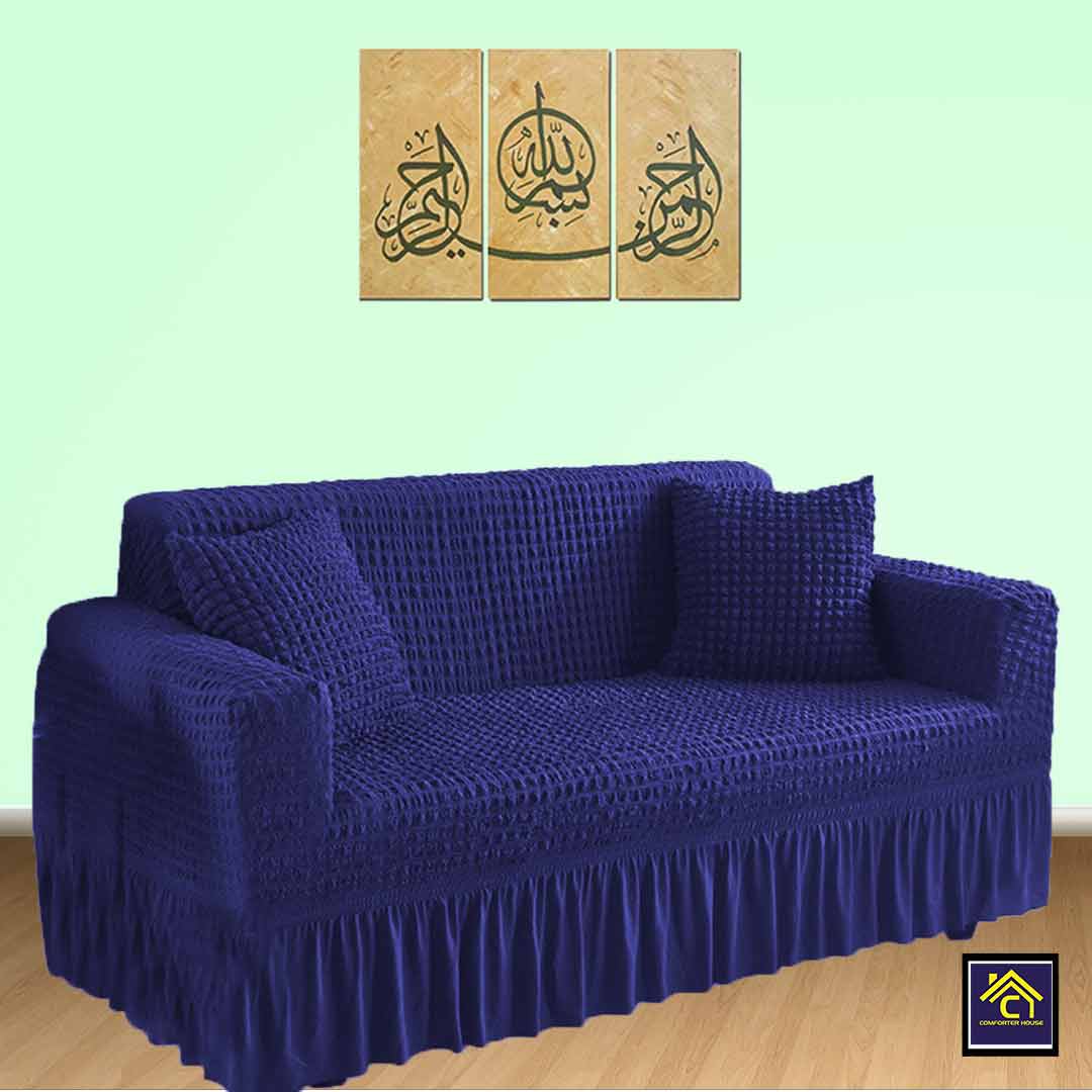 Comforter House | Turkish Style Sofa Cover | Couch Cover | Blue