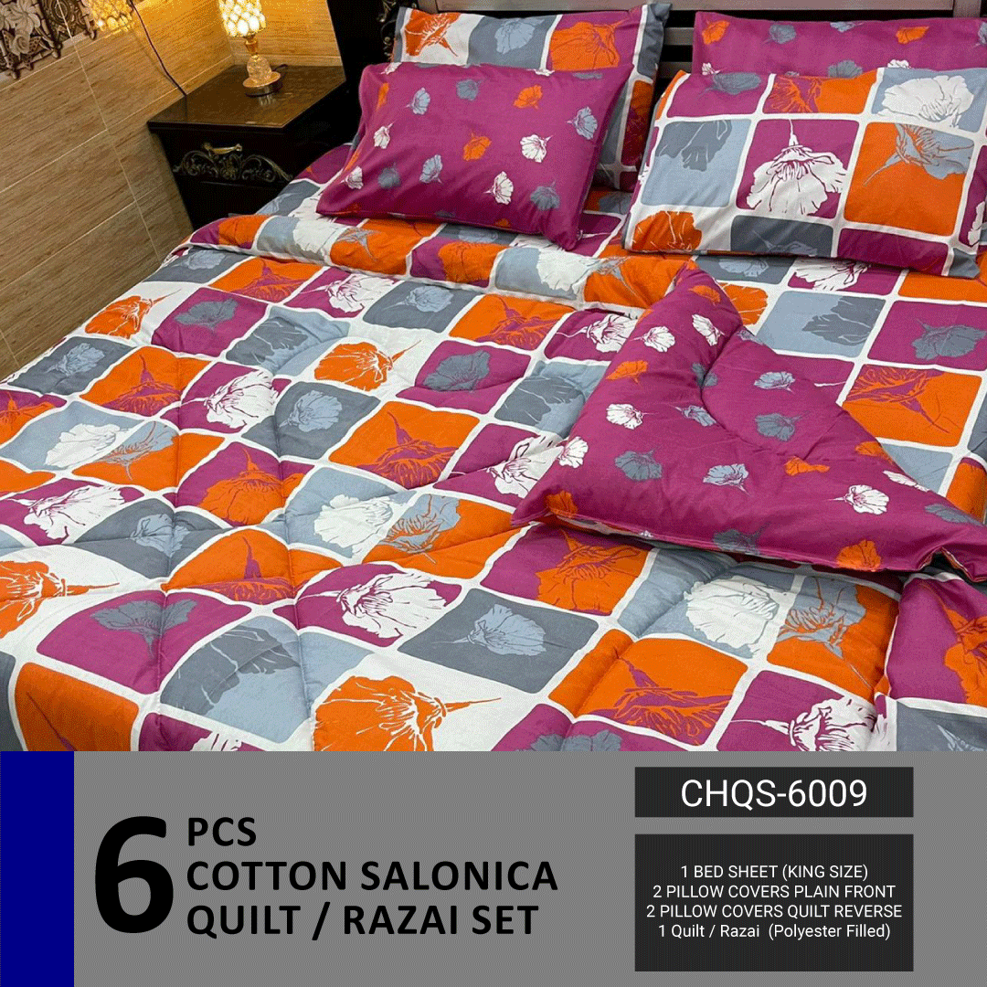 Comforter House | Vicky Razai Set | Double Bed | King Size | CHQS-6009