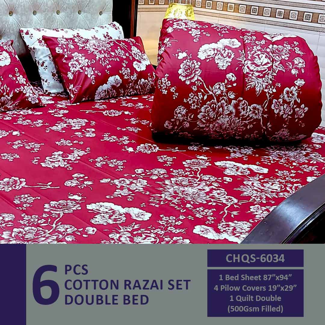 Comforter House | Vicky Razai Set | Double Bed | King Size | CHQS-6034