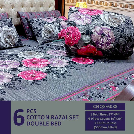 Comforter House | Vicky Razai Set | Double Bed | King Size | CHQS-6038