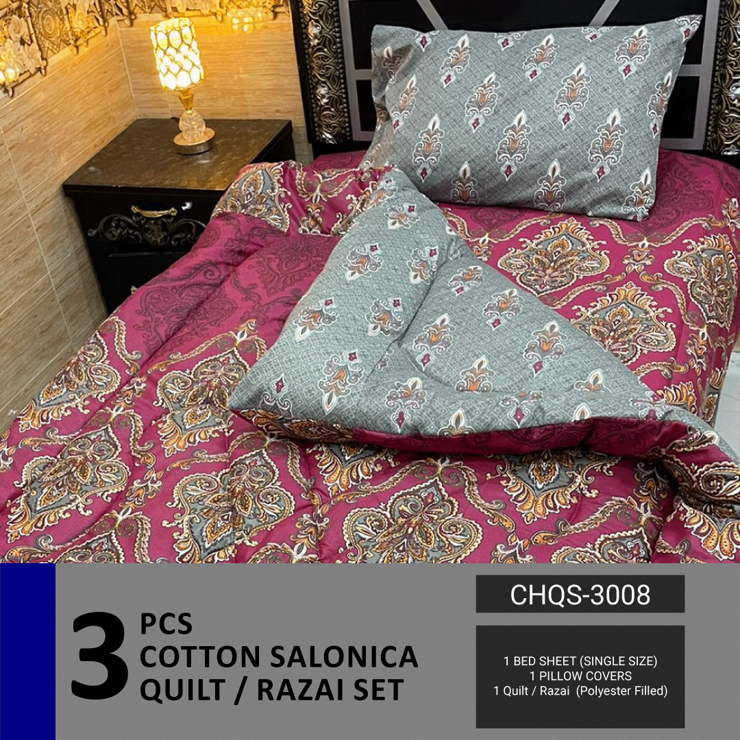 Single Bed Vicky Razai Set Comforter House