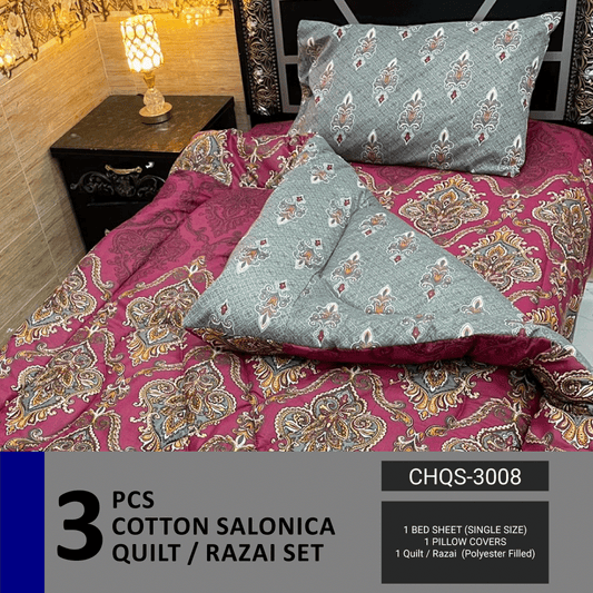 Comforter House | Vicky Razai Set | Single Bed | Standard Size | CHQS-3007