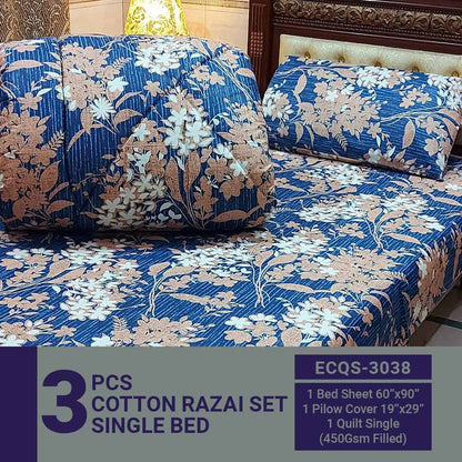 Comforter House | Vicky Razai Set | Single Bed | Standard Size | ECQS-3038