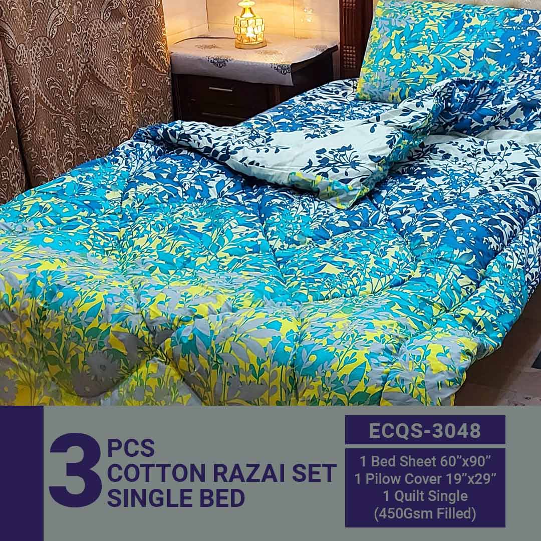 Comforter House | Vicky Razai Set | Single Bed | Standard Size | ECQS-3048