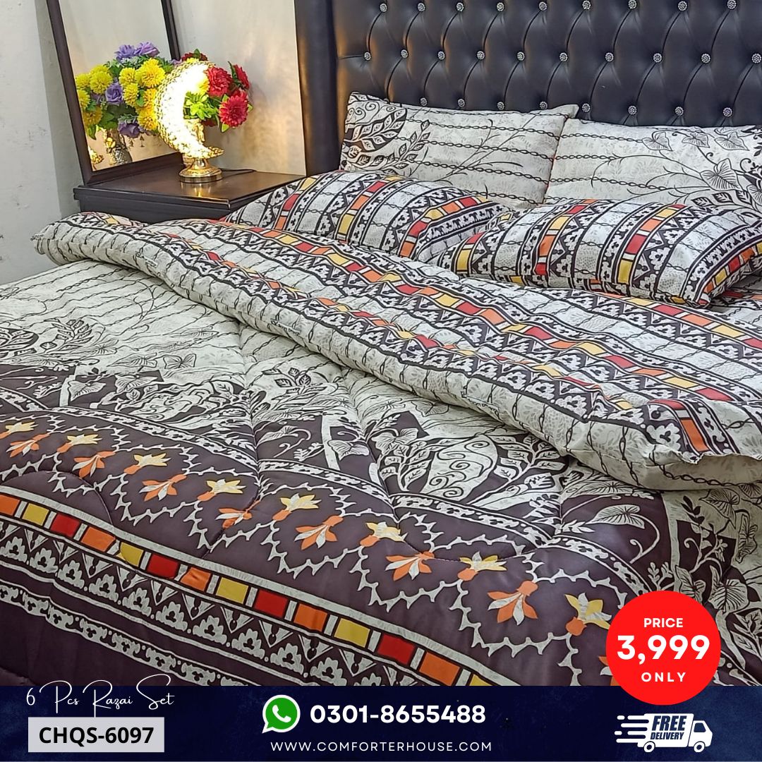 Comforter House | Vicky Razai Set | Double Bed | King Size | CHQS-6097