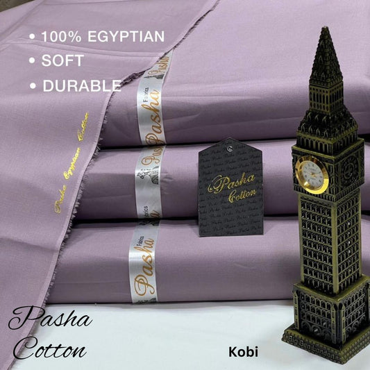 PASHA Premium Quality Soft Cotton Unstitched Suit for Men | Kobi