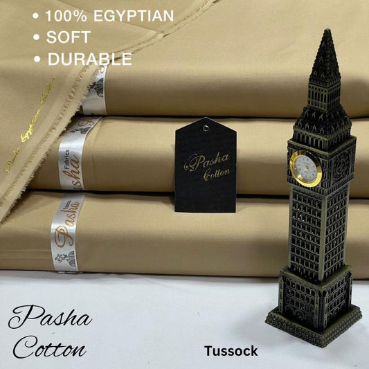 PASHA Premium Quality Soft Cotton Unstitched Suit for Men | Tussock